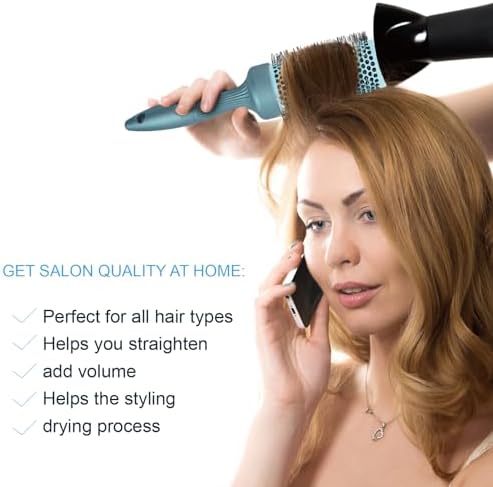 Round Brush Set for Blow Out Professional Hair brushes for Women Hair salon - Image 4
