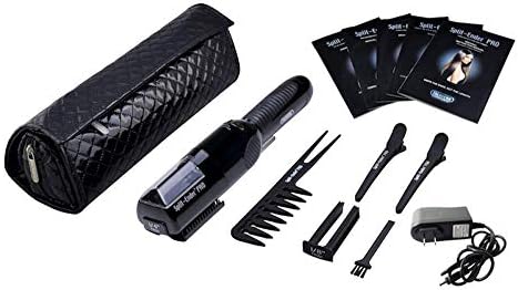 Split-Ender PRO - Original Professional Beauty Tool - Cordless Split End Hair Trimmer for Damaged, Dry, Brittle, Frizzy, Curly or Straight Hair (Black, Professional Kit) - Image 2