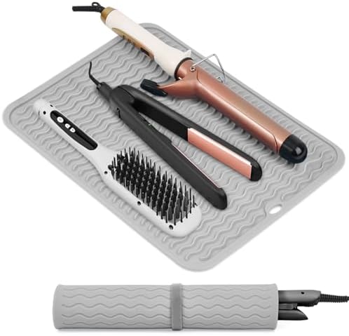 Suafrnut Oversize Silicone Heat Resistant Mat for Hair Tools(14.2" x 11") by Suafrnut