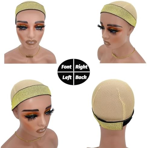 2 Pcs Elastic Gold Lace Melting Bands - Wig Band for Lace Fronts, Edge Wrap to Lay Edges (Pack of 2) - Image 5