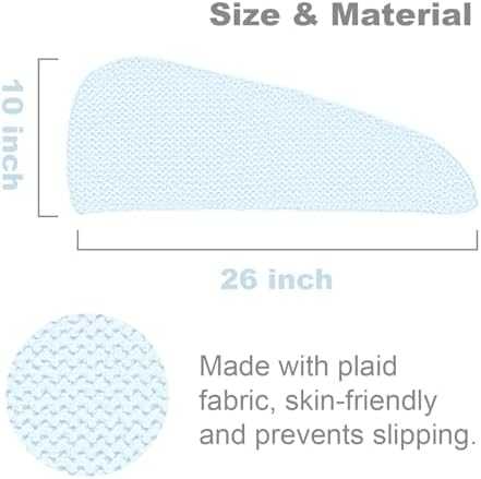 Microfiber Hair Towel for Women 3 Pack Super Absorbent for Curly - Image 2