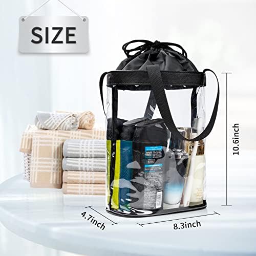 Clear Toiletry Bag, Travel Toiletry Bag for Women TSA Approved Toiletry Bag - Image 3