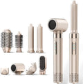 8-in-1 Hot Air Styler & Hair Dryer Brush Set with Auto-Wrap Curlers by Unknown