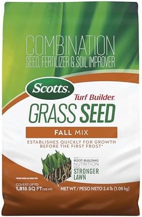 Scotts Turf Builder Grass Seed Fall Mix, 2.4 lb (Pack of 6) by Unknown