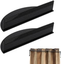 NBEADS 2 Sets Hair Extension Holder, Acrylic Hair Extensions Stand Organizer Hair Hanger Tool for Washing, Coloring, Styling, Blow-Drying of Weft, Clip-In, Black, 9.8x3.5x2 Inch by NBEADS
