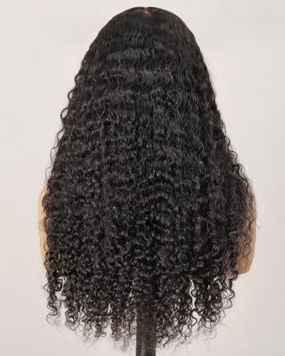 BEEOS 13x6 Full Frontal HD Lace Wig Ultra-fitted Cap Design 180% Density Curly Human Hair Wigs Pre-Plucked Bleached Knots 0.10mm Ultra-thin Invisible SKINLIKE Real HD Lace 22 Inch - Image 4