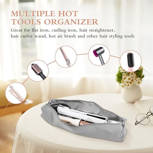 Suafrnut Professional Heat Resistant Hot Hair Tools Organizer Bag - Image 5