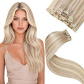 LaaVoo Clip In Hair Extensions, easy to remove, 18 Inch 5Pcs 80g by LaaVoo