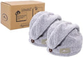 myHomeBody Hair Towel Wrap, Quick Drying Turban, Absorbent Cap – 2 Pack by myHomeBody