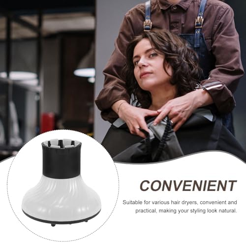 VICASKY Universal Hairdryer Diffuser Attachment for Curly Hair, White Blow Dryer Nozzle with Large Airflow, Hair Styling Tool Suitable for Travel and Salon Use - Image 7