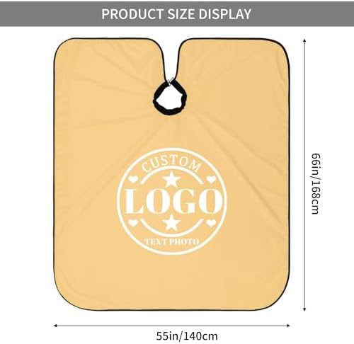 Custom Barber Cape Customized Haircut Capes Logo Text Photo Salon Hairdressing Apron for Home and Barbershop - Image 5