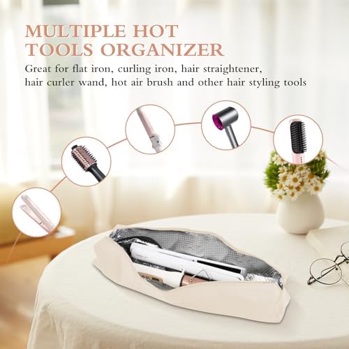 Suafrnut Professional Heat Resistant Hot Hair Tools Organizer Bag - Image 5