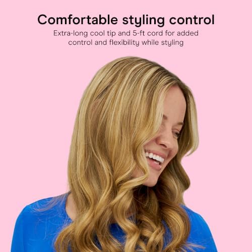 Conair Curling Iron​, Short to Medium Hair, 3/4-in. Barrel, Black/Silver - Image 5