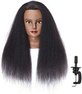 Mannequin Head 100 Afro Real Hair Hairdresser 16inch by Hairlink