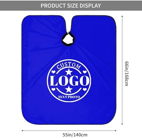 Custom Barber Cape Customized Haircut Capes Logo Text Photo Salon Hairdressing Apron for Home and Barbershop - Image 5