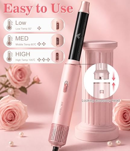 Dryhsip 5 in 1 Hair Styler & Wrap Air Curler, Low-Speed Hair Tools - Image 4