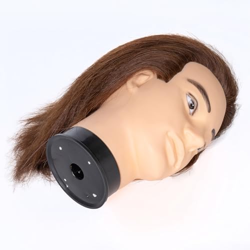 Male Mannequin Head 100% Human Hair Mannequin Head - Image 6