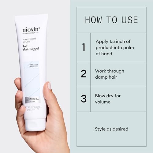 NIOXIN Density Defend Hair Thickening Gel | For Volumizing and Fuller Hair - Image 5