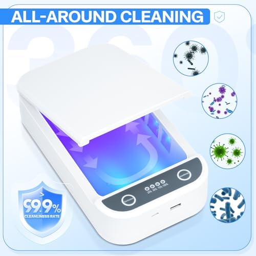 Nail Tool Cleaner with Blue Light,Portable USB Cleaner For Nail Tools ﻿ - Image 2