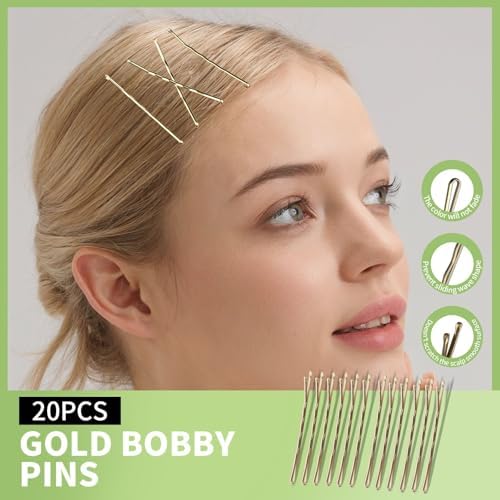 Teenitor Hair Accessories Kit for Woman & Girls: 500pcs Elastic Hair Bands; 30pcs Ponytail Holders, 30pcs Seamless Thick Hair Bands; 40pcs Bobby Hair Pins (Beige) - Image 7