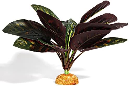 Fake Plant Reptile Terrarium Decor for Gecko Snake Tank by WOLEDOE