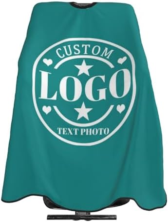 Custom Barber Cape Customized Haircut Capes Logo Text Photo Salon Hairdressing Apron for Home and Barbershop by Custom