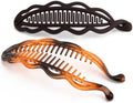 6.69" Large Flat Banana Clip for Thick Heavy Curly Clean Hairstyles by Hapdoo