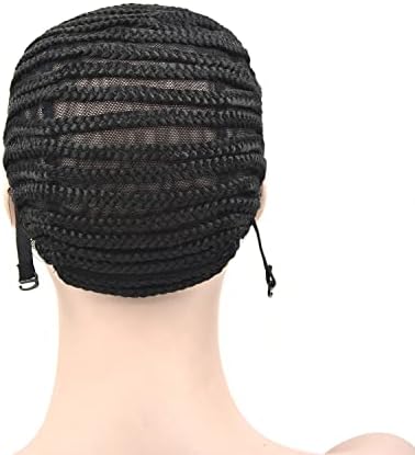 Cornrow Braided Wig Cap for Wig Making, Medium Size - Image 4