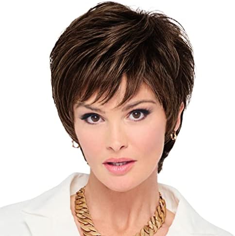 Raquel Welch Fierce And Focused Hand Tied Short Bob Wig by Hairuwear, Average Size Cap, RL4/10SS Iced Java by Unknown