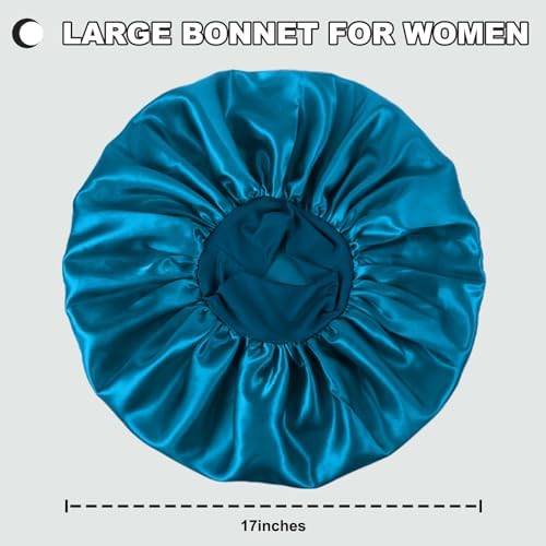 Extra Large Satin Bonnet Hair Cap for Women Men - Image 6