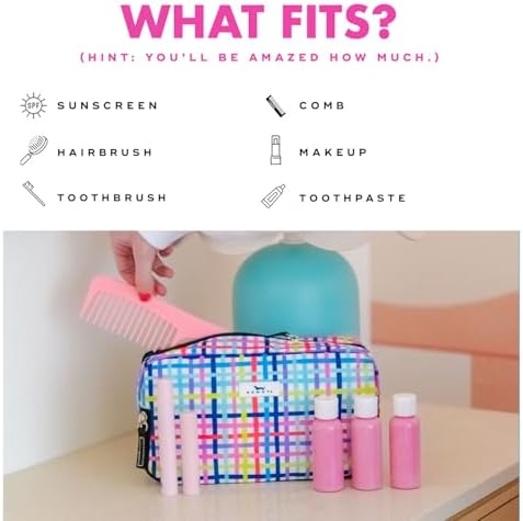 SCOUT 3-Way Toiletry Bag for Women - Travel Makeup Organizer, Catch of Day - Image 3