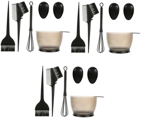 NOLITOY 15pcs Hair Dye Tools Kit Hair Coloring Accessories for Home Salon School Use by NOLITOY