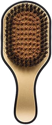RED Premium Boar Bristles Brush Pocket Wave Bow Wow 360 Wave Tool for Men Medium Hard (Curved Club) - Image 3