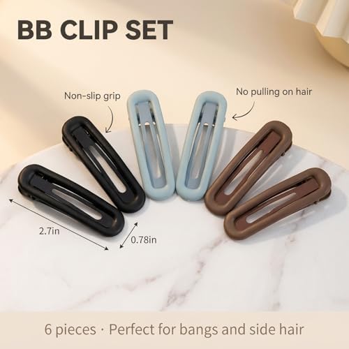 Hair Accessories Set for Women Claw Clips, Bobby Pins and Elastic Hair Ties - Image 4