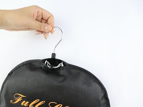Full Shine Hair Extension Storage Bag, Black, 1 PCS - Image 7