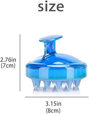INVODA 3PCS Scalp Massager Shampoo Brush Soft Silicone Bristles for Dandruff Removal & Hair Growth, Waterproof Wet/Dry Use, Men, Women & Pets - Image 4