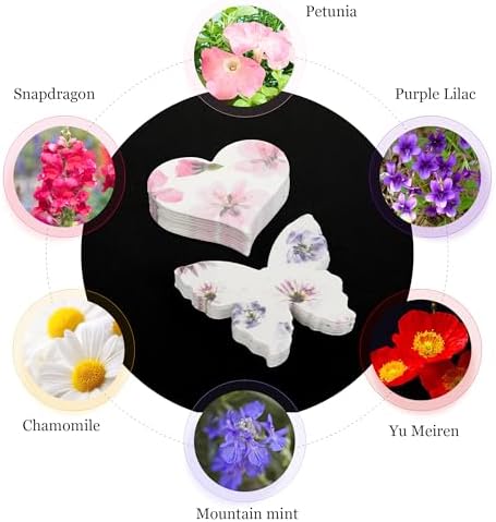 48PCS Plantable Seed Paper Hearts & Butterflies – Wildflower Embedded Paper, Unique Gifts for Mothers, Garden Lovers, Weddings, Bridal Showers, Birthdays & Special Celebrations - Image 4