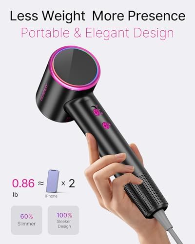 High-Speed Ionic Hair Dryer with Diffuser, 110k RPM Fast-Drying Blow Dryer - Image 5