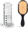 Detangling Brush,1 Pack Detangler Brush, Gentle & Effective Detangling on Wet or Dry Fragile Hair Types,Ultra-light, Detangling Brsuh ventilated and antistatic hairbrush (orange) by Mejglrc