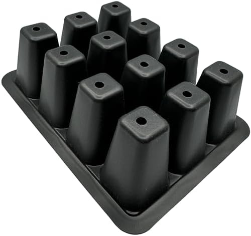 Plant Seed Starter Trays, 12 Cells per Tray, Plastic with Drainage Holes, Seedling Trays for Vegetables, Flowers, Succulents (36) - Image 4
