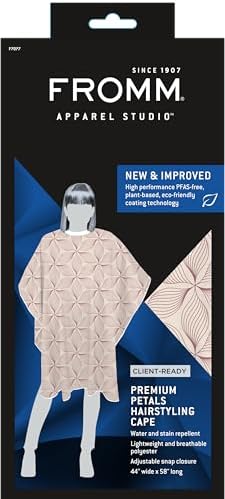 Fromm Professional Lightweight Client Hairstyling & Hair Cutting Cape - Image 6
