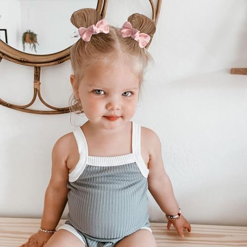Niceye 24 Pack Baby Hair Bows for Girls, Toddler Hair Clips in Paris - Image 4