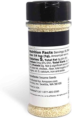 Amazon Grocery, Sesame Seeds, 3 Oz (Pack of 5) - Image 3