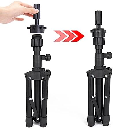 ZQIAN BEAUTY 25 Inch Wig Stand Tripod, Adjustable Mannequin Head Stand, Wig Head Stand for Training Heads And Canvas Block Head (Mannequin Head Not Included) - Image 5