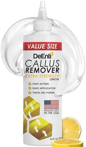 DeEnti Callus Remover for Feet, Foot Callus Remover Gel, 16oz Lemon Scent by DeEnti