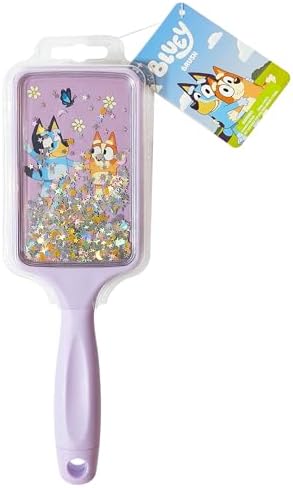 LUV HER Licenced Bluey Kids' Detangling Confetti Hair Brush - Fun Design with Bluey & Bingo - Gentle on Wet & Dry Hair - Ideal for Kids Ages 3+ - Makes Hair Care Enjoyable and Simple - Image 5