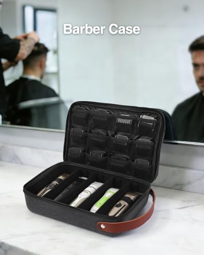 Luxtude Large Barber Case, Hard Barber Bags for Clippers and Supplies - Image 2