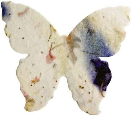 Wildflower Seed Paper Butterfly Shape - Large 3" - Set of 24 (45s Purple Recycled) - Image 4