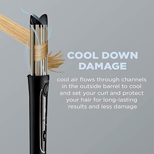 INFINITIPRO BY CONAIR Cool Air Curling Iron, Protects Against Damage and Locks in Style for Effortless Long Lasting Curls & Waves, Black - Image 2