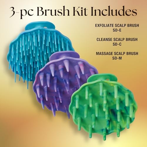 Olivia Garden Scalp Diva Scalp Care Brush - Healthy hair starts with a healthy scalp - Helps with Exfoliating, Cleansing and Massaging - Professional Hair Care Tool for All Lengths - Snag-Free Design - Image 2